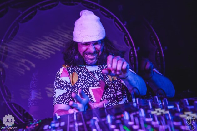 CANNABA55 DJing on CDJs